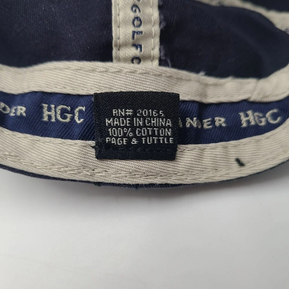 Highlander‎ Golf Club Hat Adjustable Blue Page & Tuttle Course Wenatchee WA Men